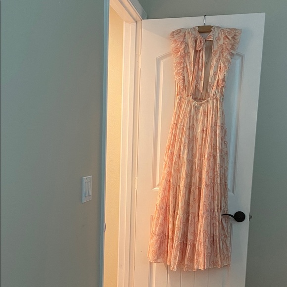 Scotch & Soda Peach Floral Maxi Dress - Picture 5 of 6